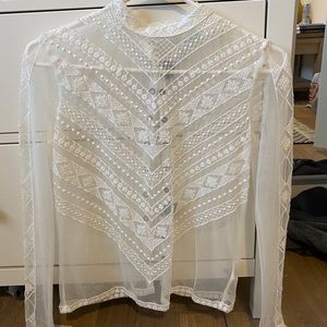 Vintage lace top